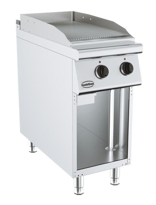Base 900 bakplaat elektrische geribd - Combisteel 7178.3170