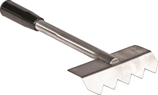 Base 700/900 lavasteengrill schraper geribd - Combisteel 7178.9055