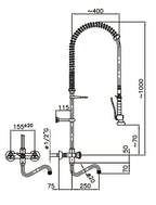 SPOELDOUCHE WANDMODEL - aanvullende productfoto 1