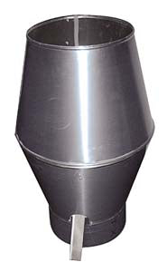 Deflectorkap rond ø 400 - Combisteel 7222.0400