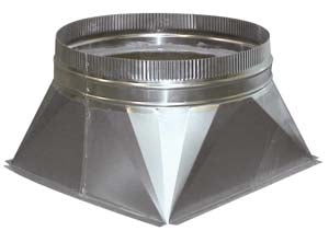Verloopstuk vierkant-rond ø 400 - Combisteel 7222.0540