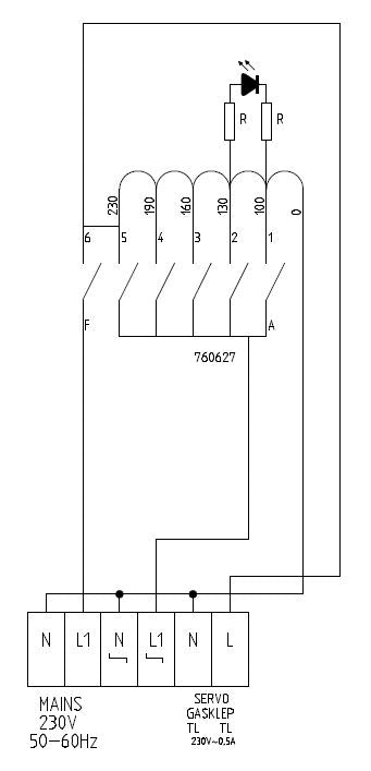 STANDREGELAAR 1 FASE 3 AMP - aanvullende productfoto 2