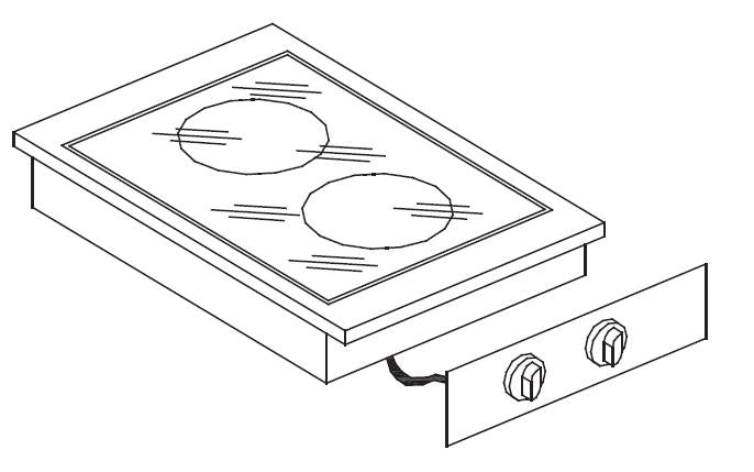 KERAMISCHE KOOKUNIT 2 ZONES - 7266.0035
