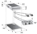 KERAMISCHE KOOKUNIT 2 ZONES - aanvullende productfoto 1
