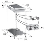 KERAMISCHE KOOKUNIT 2 ZONES - aanvullende productfoto 1