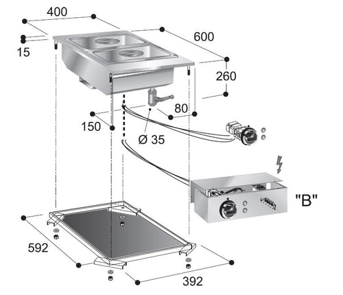 BAIN-MARIE ELEMENT - aanvullende productfoto 1