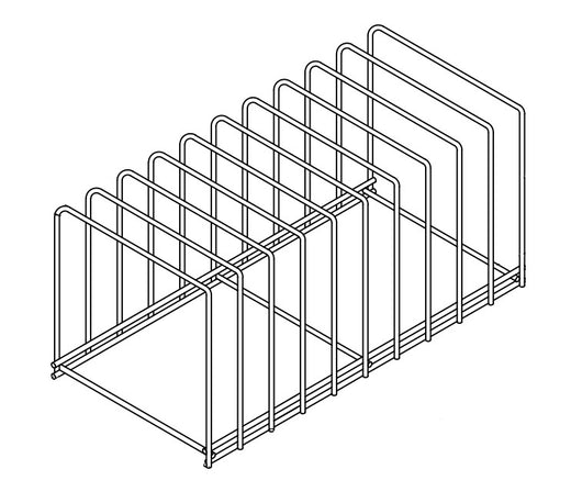 RVS dienbladenkorf 10 - Combisteel 7280.0130