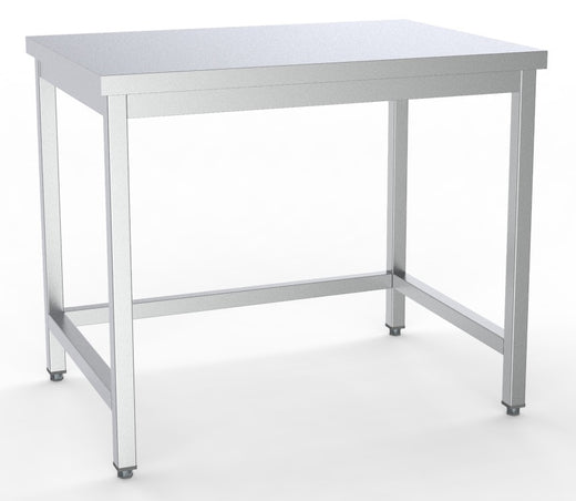 Work table with open stand flat-packed - 1200x700 mm - Combisteel 7333.0024