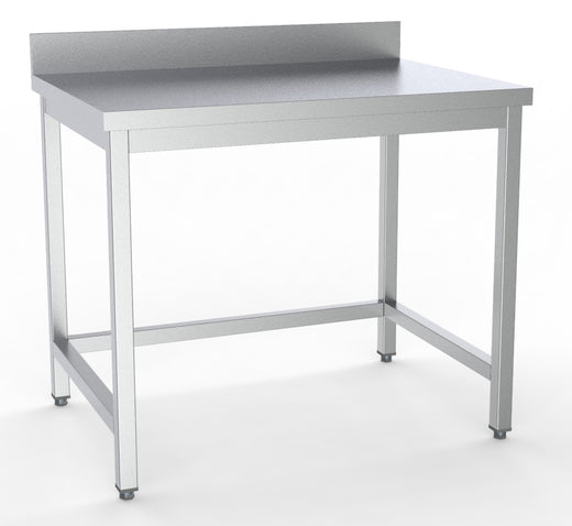 Work table with open stand upstand flat-packed - 800x700 mm - Combisteel 7333.0048