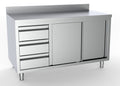 700 WERKTAFEL SCHUIFDEUREN LADEN LINKS MET RAND 1800 - 7333.0268