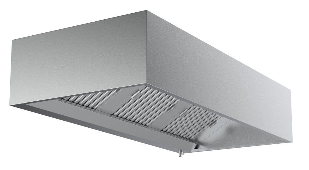 Wall-mounted extractor hood box type - 1000x950 mm - Combisteel 7333.0630