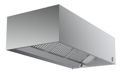Wall-mounted extractor hood box type complete - 2400x950 mm - Combisteel 7333.0780