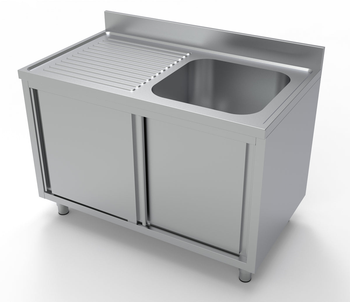 700 sink table sliding doors 1 right 1200 - Combisteel 7333.0905