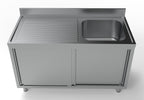 700 SPOELTAFEL SCHUIFDEUREN 1 RECHTS 1400 - aanvullende productfoto 1