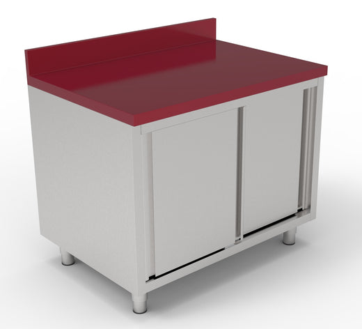 Snij werktafel schuifdeuren - 1600x700 mm - Combisteel 7333.1625