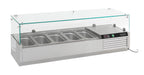 GEKOELDE OPZETVITRINE 1/4 GN x 5 - 7450.0005
