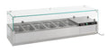 GEKOELDE OPZETVITRINE 1/3 GN x 6 - 7450.0017