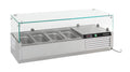 GEKOELDE OPZETVITRINE 1/3 GN x 4 - 7450.0015