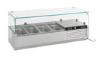 GEKOELDE OPZETVITRINE 1/3 GN x 4 - 7450.0015