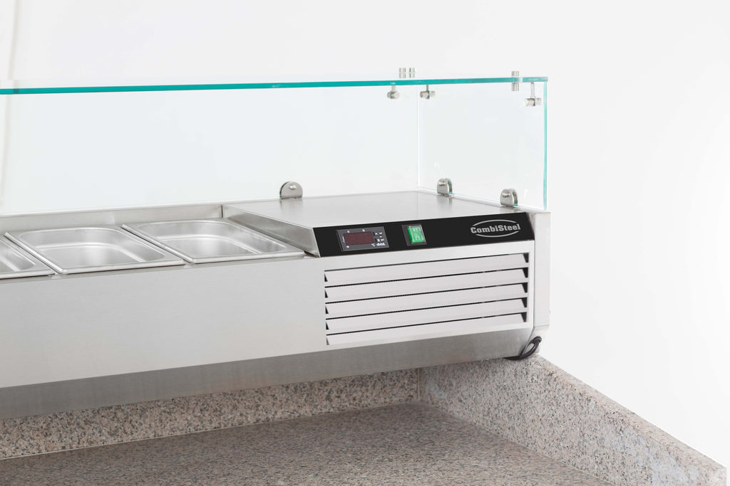 GEKOELDE OPZETVITRINE 1/4 GN x 10 - aanvullende productfoto 2