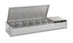 OPZETVITRINE RVS DEKSEL 1/3 GN x 6 - aanvullende productfoto 1
