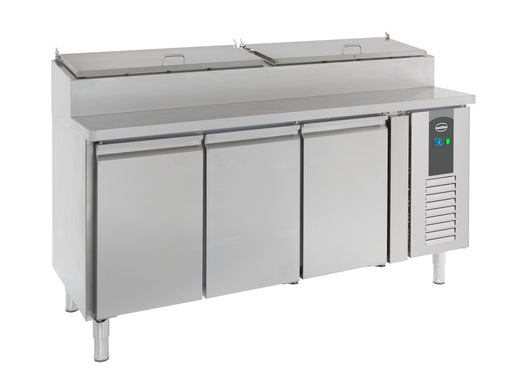 Saladette 3 deuren 8x1/3GN pan - Combisteel 7450.0104