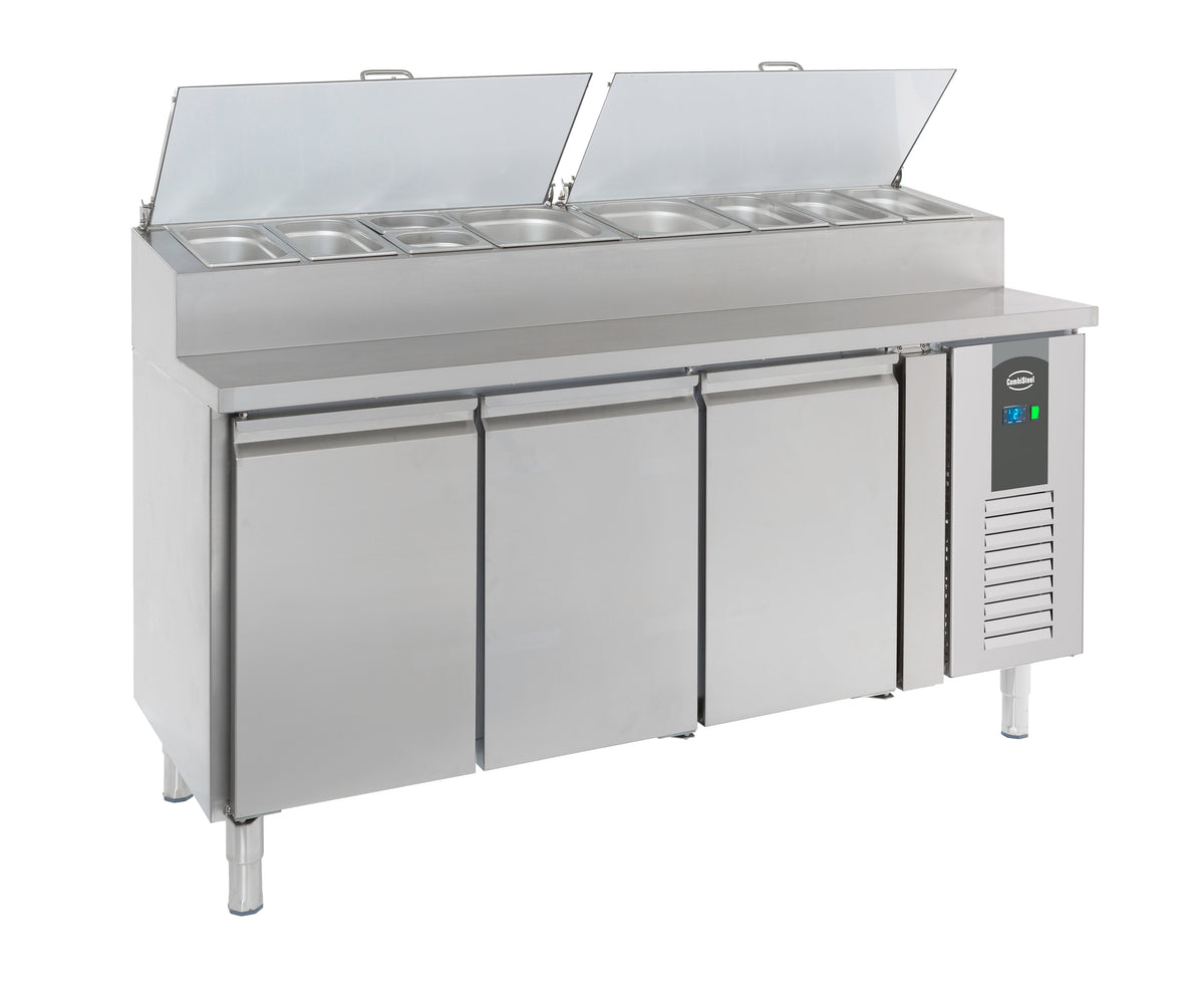 Saladette 3 doors 8x1/3GN pan - Combisteel 7450.0104