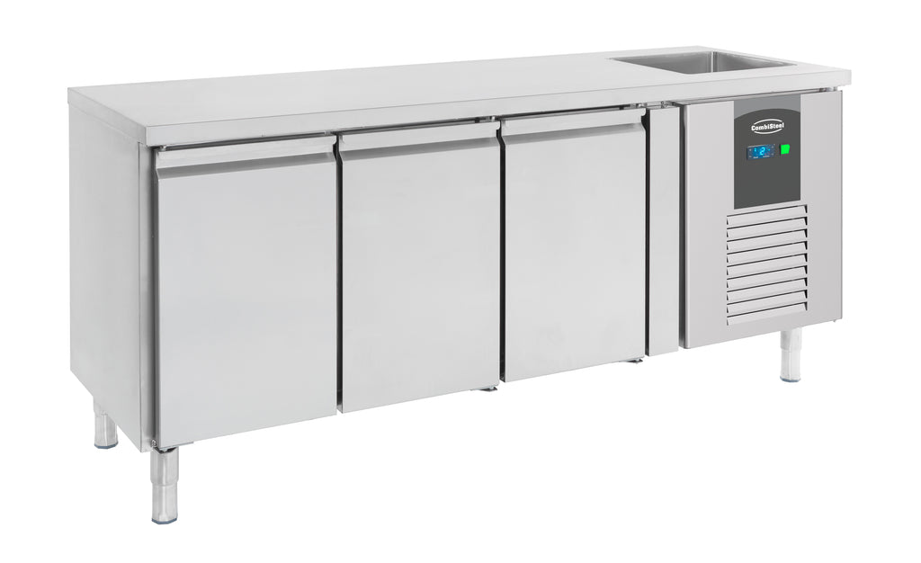 700 KOELWERKBANK SPOELBAK 3 DEUREN - 7450.0215
