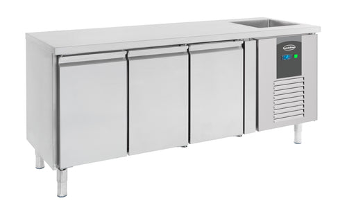 700 KOELWERKBANK SPOELBAK 3 DEUREN - 7450.0215
