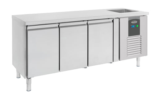 700 koelwerkbank spoelbak 3 deuren - Combisteel 7450.0215
