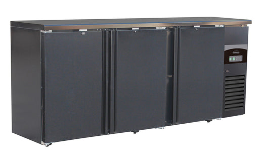 Barkoeler zwart 3 deurs - Combisteel 7450.0320