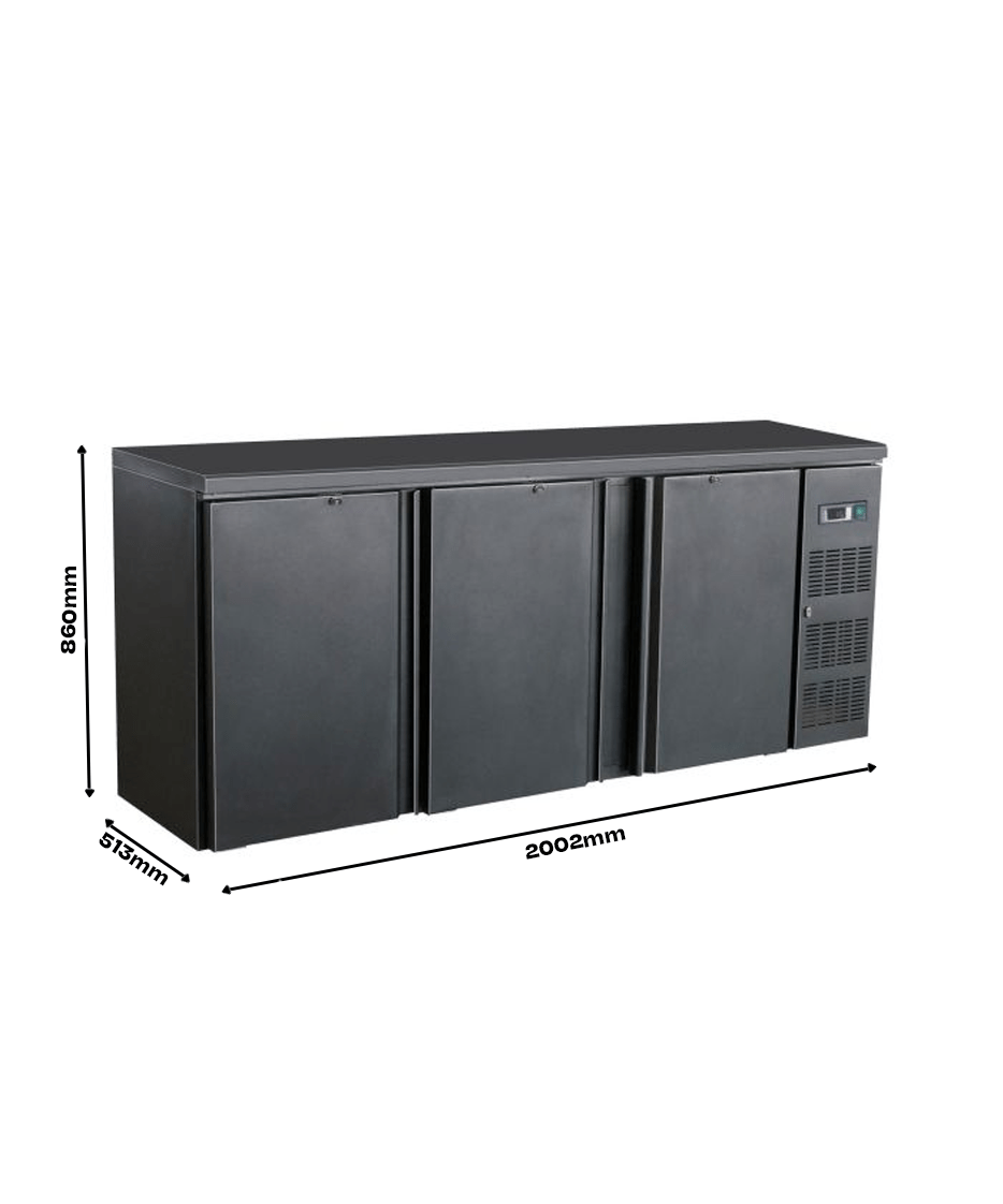 BARKOELER ZWART 3 DEURS - aanvullende productfoto 2