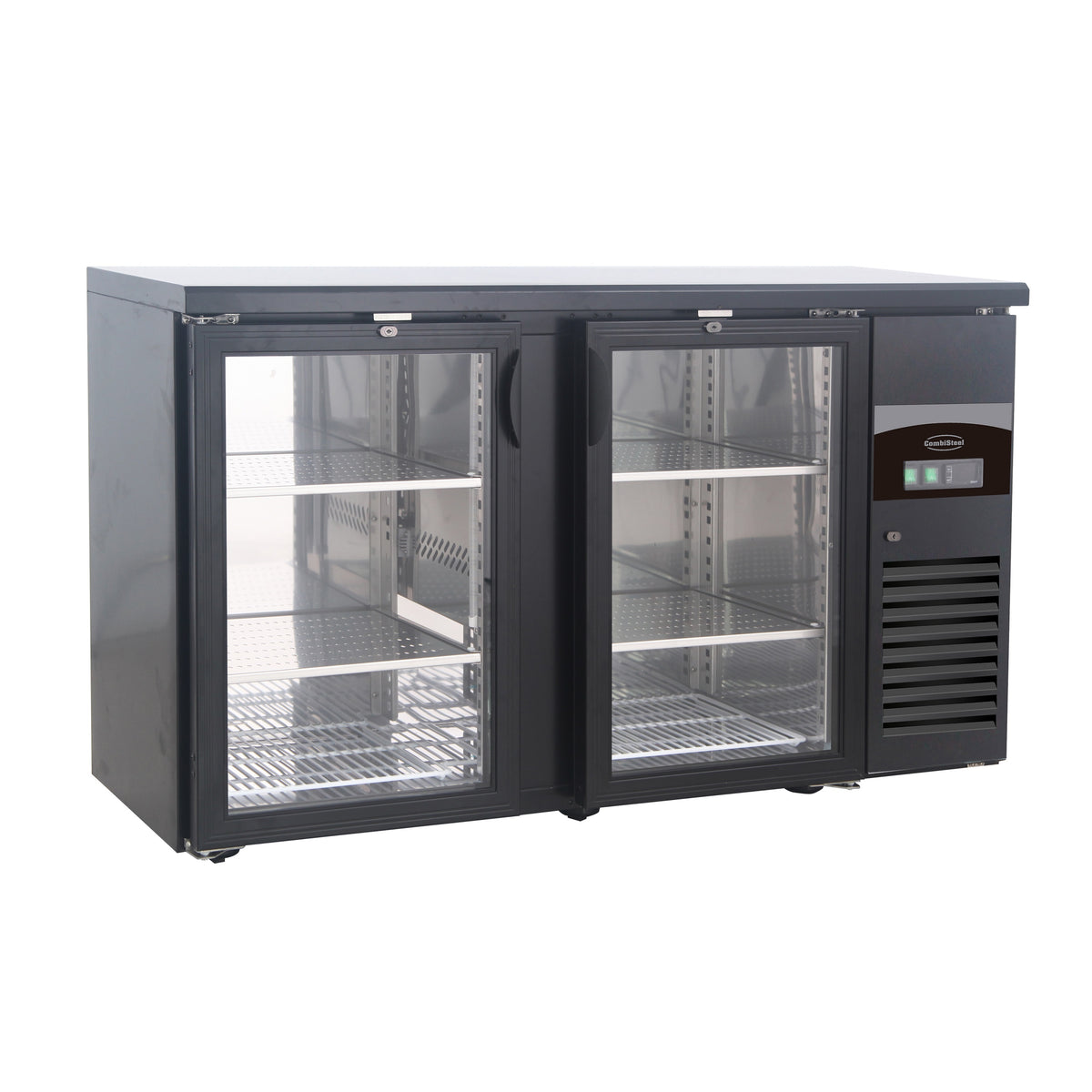 BARKOELER ZWART 2 GLASDEUREN - 7450.0335