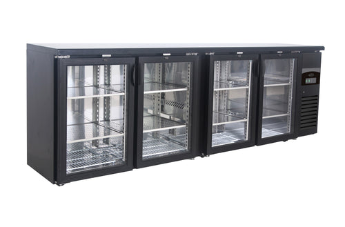 BARKOELER ZWART 4 GLASDEUREN - 7450.0345
