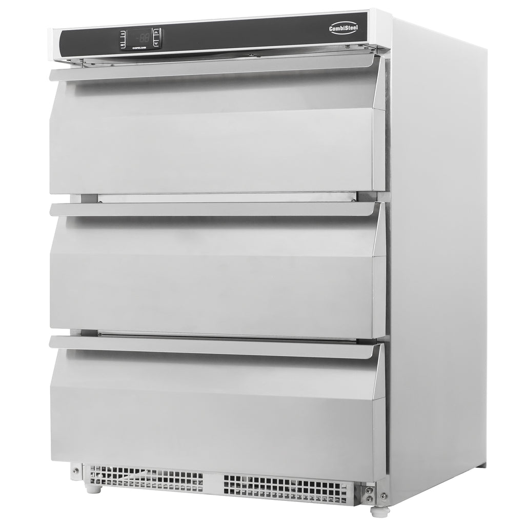KOELKAST TAFELMODEL RVS 3 LADEN - 7450.0536