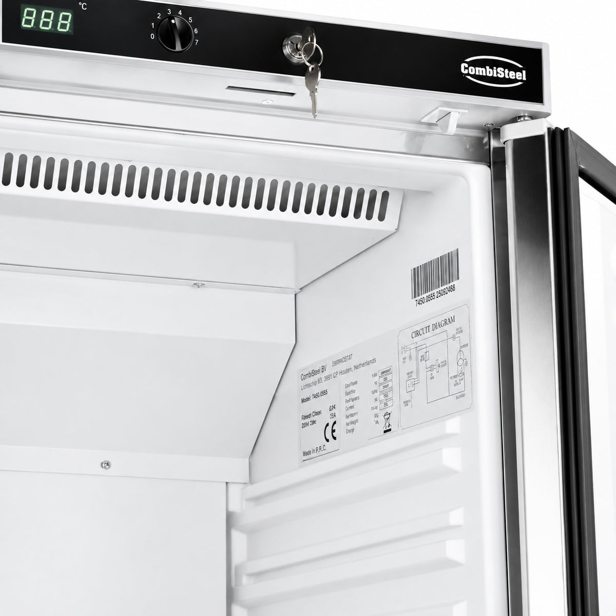 KOELKAST RVS 1 DEUR - aanvullende productfoto 6