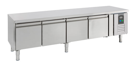 Koelwerkbank 650 hoog 4 deuren - Combisteel 7450.0765