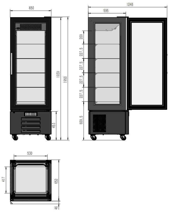 GEBAKSVITRINE KOEL 1950 - aanvullende productfoto 1