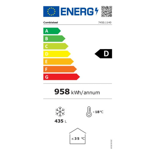 Vrieskist RVS deksel 512 l - Combisteel 7450.1140