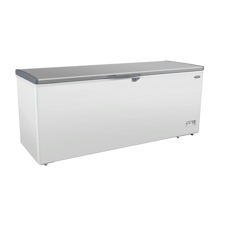 Chest freezer with stainless steel lid 650 l - Combisteel 7450.1150