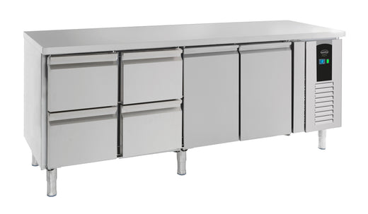 Koelwerkbank 2DRS 4 laden energy line - 2230x700 mm - Combisteel 7450.5035