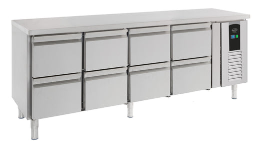 Koelwerkbank 8 laden energy line - 2230x700 mm - Combisteel 7450.5050