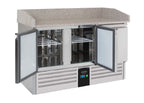 PIZZAWERKBANK 3 DEUREN ENERGY LINE UITGEVOERD MET VERDAMPER - aanvullende productfoto 1