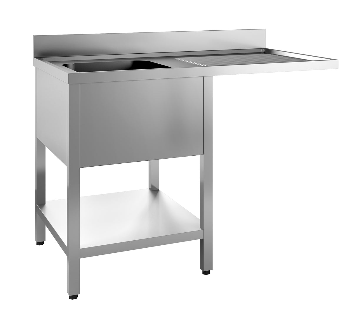 700 SPOELTAFEL BODEM MET UITSP. VAATWASSER, DEMONTABEL 1 LINKS 1200 - 7452.0465