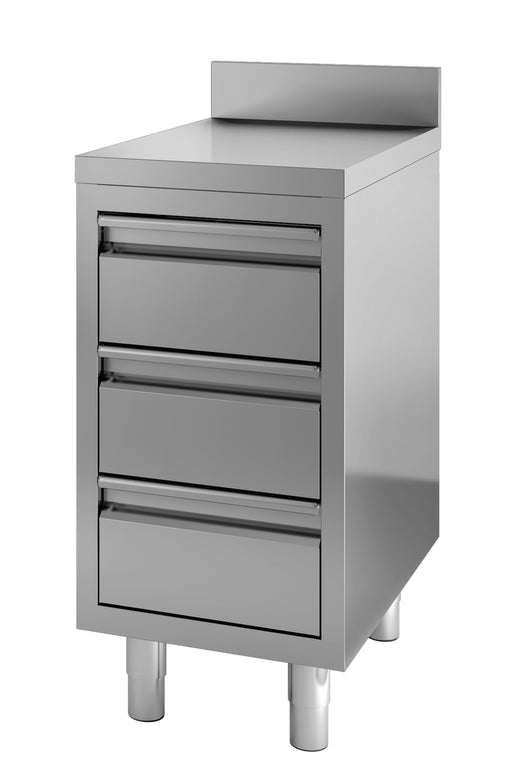 Werktafel met laden opstand - 400x700 mm - Combisteel 7452.0510