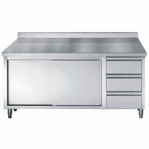 700 WERKTAFEL SCHUIFDEUREN LADEN RAND 1600 - 7452.0926