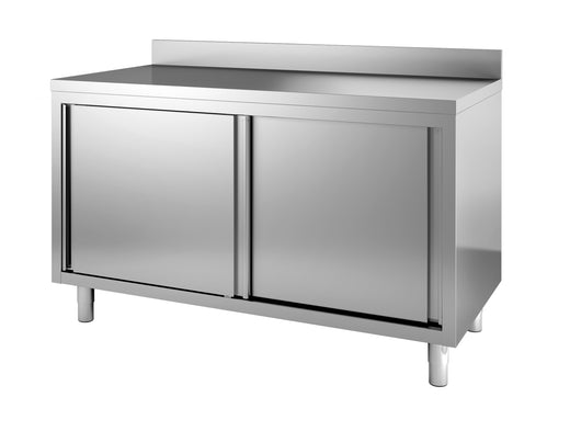 Werktafel schuifdeuren rand - 1600x700 mm - Combisteel 7452.3090