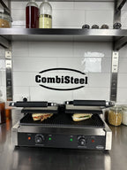 CONTACT GRILL DUBBEL - in gebruik