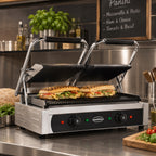 CONTACT GRILL DUBBEL - in gebruik