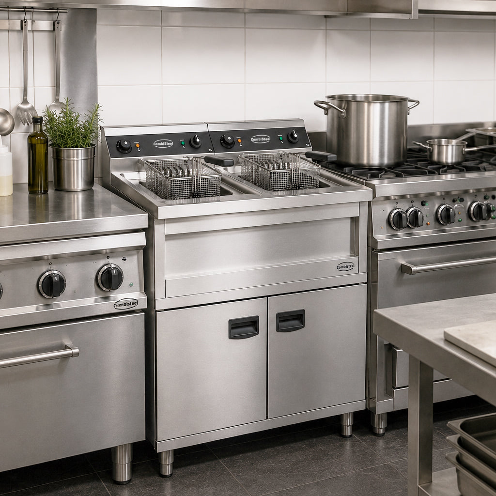 FRITEUSE STAAND 2X12L 2X6KW - aanvullende productfoto 5